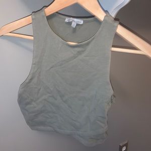 Green Crop Top